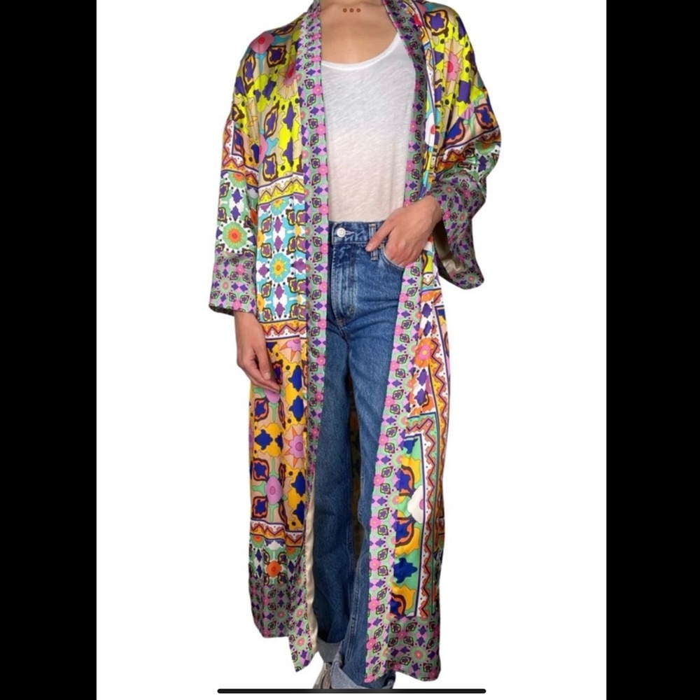 Zara Geometric Print Kimono